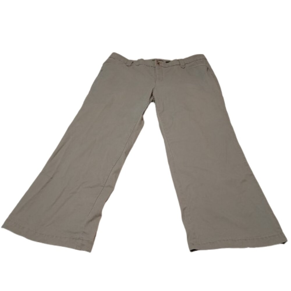 Eddie Bauer Women's Blakely Fit Gray Pants size 16 Short Preowned